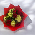 Buchet Red velvet elegance